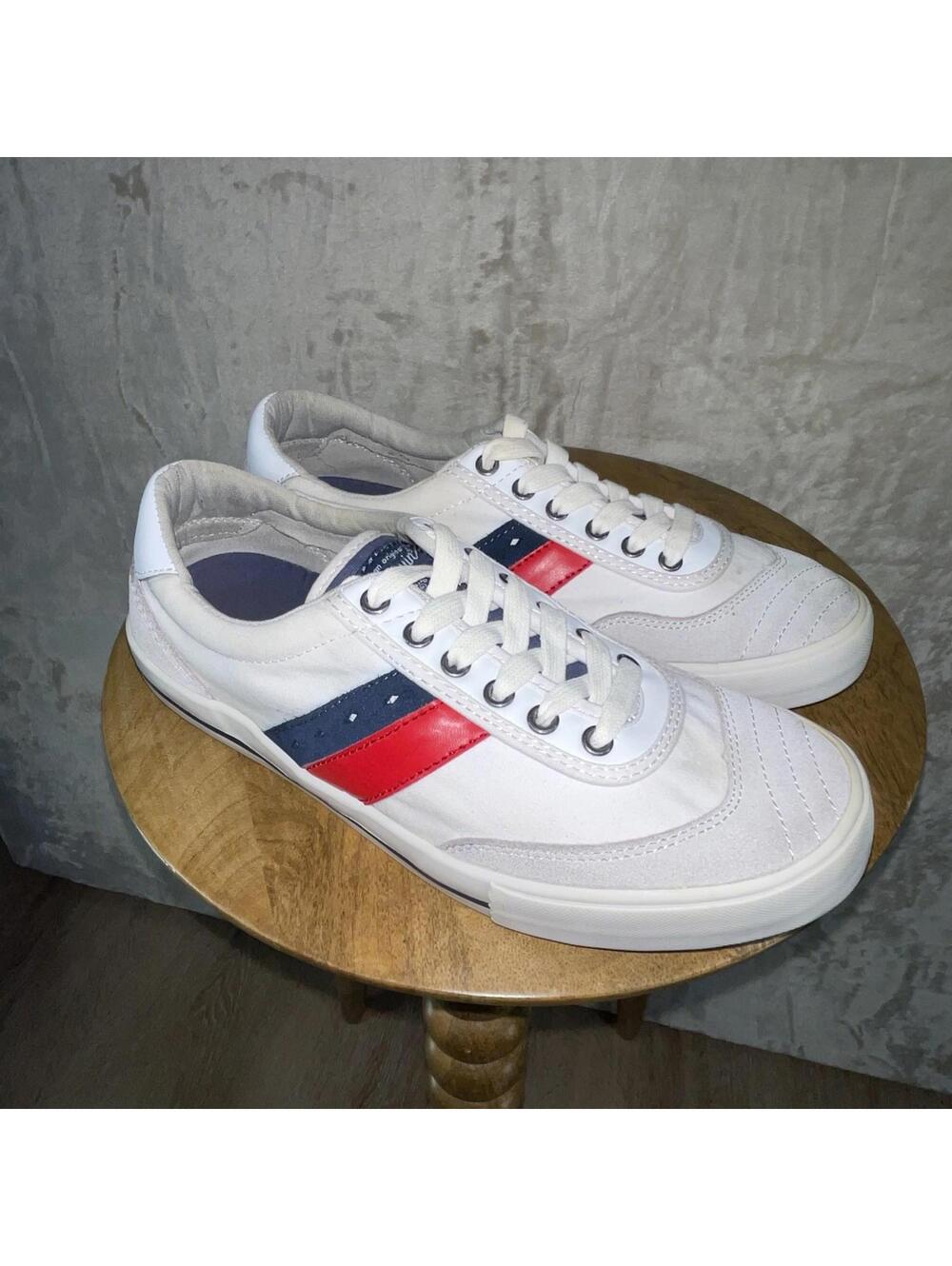 Original Penguin Cole Canvas and Leather Sneakers Men's Size  US 8M